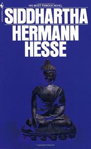 Cover of Siddhartha by Hermann Hesse