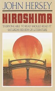 Cover of Hiroshima by John Hersey