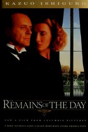 Cover of The Remains of the Day by Kazuo Ishiguro