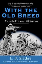 Cover of With the Old Breed by E.B. Sledge